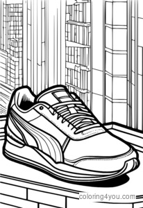 Puma Sprinter sneakers doodle