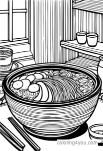 Асвяжальная міска Naengmyeon, ідэальна падыходзіць для спякотнага дня