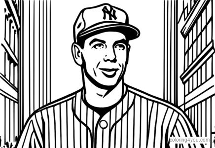 Jogador de beisebol Joe DiMaggio, New York Yankees