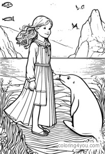 Ein junges schottisches Mädchen freundet sich mit einem magischen Selkie an und erkundet dessen verzauberte Welt.