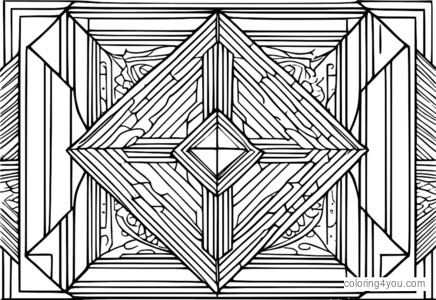 Geometriske grunnleggende mønstre for barn