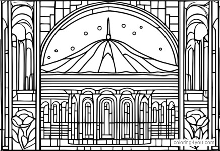 Geometriske mosaikmønstre til kunst