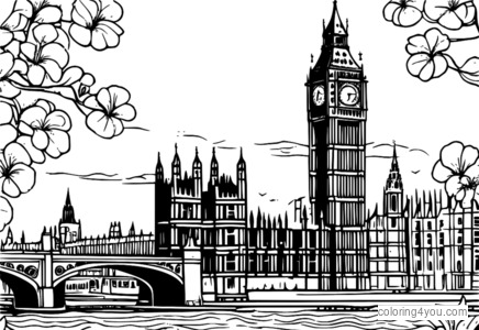 Ilustrasi matematika Big Ben kanthi nomer python ing saubengé