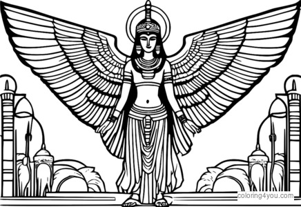 Mesir, Isis kanthi swiwi, Osiris, Underworld, Love, Mythology, Egyptians Gods