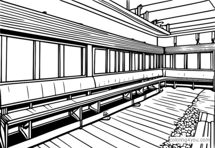 Desenhos de Esconderijos de Beisebol para colorir