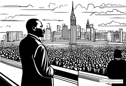 Martin Luther King Jr. ırksal eşitlik için savaşıyor