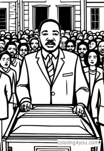 Martin Luther King Jr ina luí i gcónra