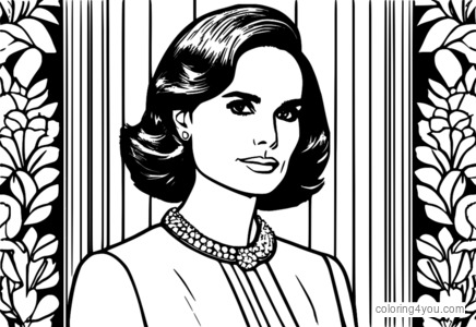 Natalie Portman bħala Jacqueline Kennedy f'ritratt qawwi