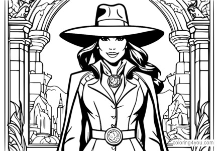 Carmen Sandiego nyekeli bandha karo naga mitos