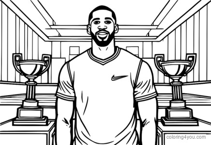 Chris Paul legacy coloring page, sports people drawing