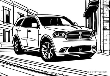 Dodge Durango g'ildiragi va shinasining bo'yash sahifasi