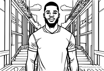 Coloriage - Sécurité de Micah Parsons