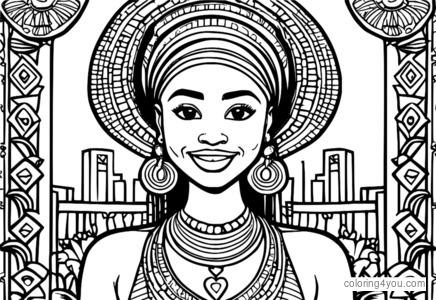 Shea Hearts for Hearts Girls coloring page Matters sisterhood