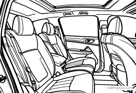 Luxe interieur van een Subaru Outback