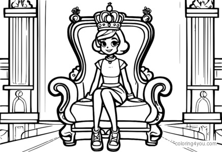 Anais Watterson tegneserie prinsessebilde