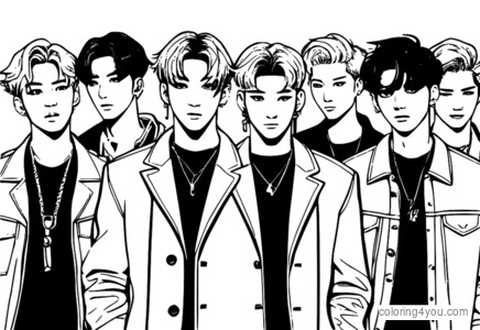 ATEEZ-gruppen visar upp sina modestilar