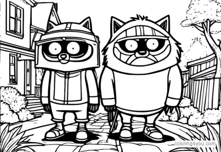 Mordecai and Rigby Prank War bojanka, redovita emisija