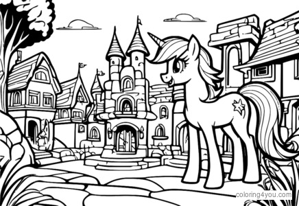 coloriages de My Little Pony : Les amies, c'est magique