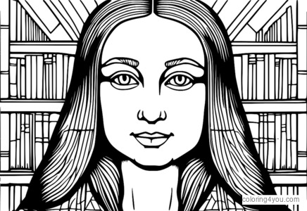 The Ballad of Mona Lisa coloring pages