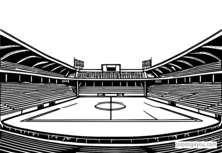 Vila Belmiro stadion illustration