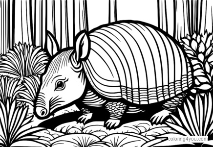 Armadillo v svojem naravnem habitatu