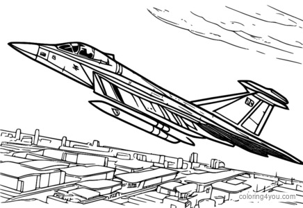 Coloriage - B-21 Raider