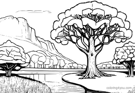 Il castagno e il suo ecosistema: un'illustrazione scientifica