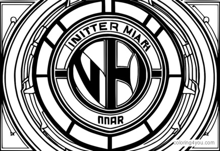 Inter Milani logo koos jalgpallipalliga