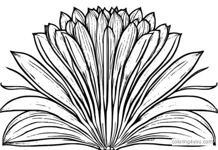 leek coloring page para sa mga bata