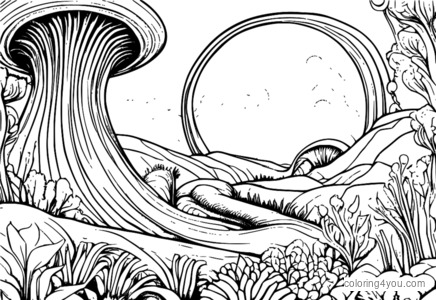 Desenhos de criaturas do Spore para colorir para crianças