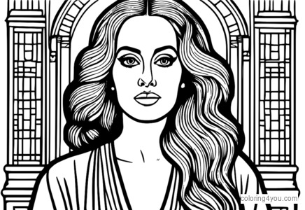 Portrait of Adele Bloch-Bauer I coloring page: isang paglalakbay sa kasaysayan ng sining