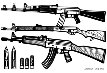 AK-47 JPVG santraukos ekrano spalvinimo puslapis