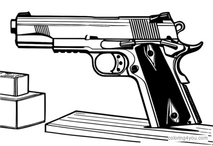 Ruger SR1911 með nætursýn litasíðu