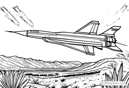 رسم لصاروخ تامير الاعتراضي بتفاصيل معقدة وخلفية غير واضحة